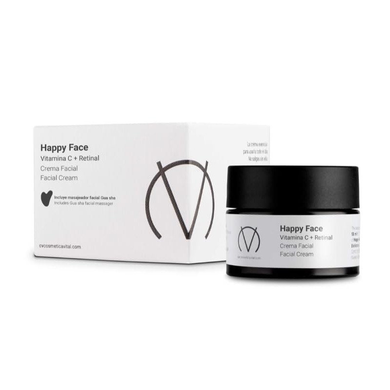 Happy Face Cream: Natürliches kosmezeutisches Mittel mit Vitamin C und