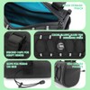 WOTOW Bike Handlebar Bag Waterproof - Bicycle Handlebar Bag with
