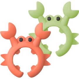 2 Piezas Soporte De Cuchara De Cangrejo, Reposabrazos De Cuchara De Silicona, Soporte Creativo De Espátula De Cocina, Soporte De Cuchara De Cocina De Descanso Utensil