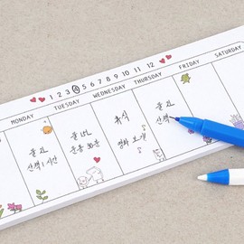 Stationery and Office Supply Notebook Diary Planner Pack 8 Pack for school, and desk organization, writing planning or paper accessory, and Desk