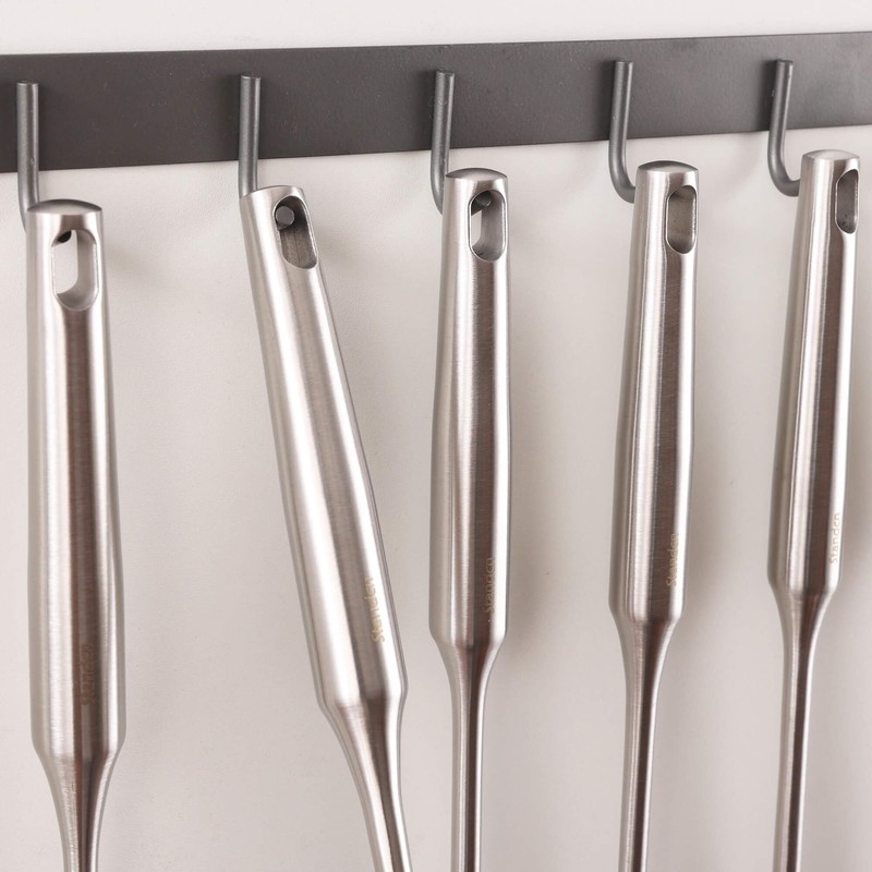 18/10 Stainless Steel Kitchen Utensils Set - 15” All Metal