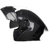 Crown Racing Modular Motorcycle Helmet with Flip-Up Design, Carbon Fiber