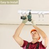 Trimold Premium Ceiling Curtain Track System, Flexible and Durable Design