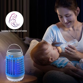 Mosquitoes Zapper, Buzzbug Mosquito Killer, USB Charing and Solar,Great for Outdoor and Indoor (1Pc-Orange)