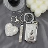 YIKECASE Key Fob Cover with Diamond Keychain Car Key Holder