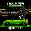 4 PCS - Neon Undercar Glow Light/Underglow/Show Car Lights Kit
