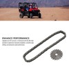 428 19T 17mm Sprocket with 428 60 Links Chain Steel