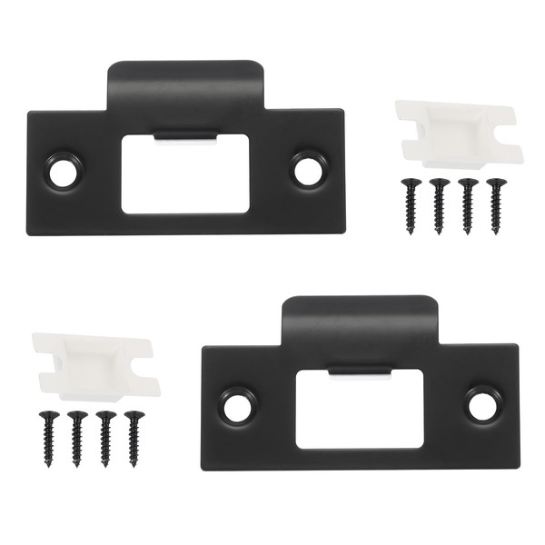 sourcing map Door Deadbolt Strike Plates Stainless Steel T Cam
