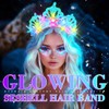 Handcess Light up Shell Headband LED Starfish Hair Band Glowing