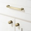 khtumeware 6 Pack 5 Inch(128mm) Kitchen Cabinet Handles,Brushed Antique Brass