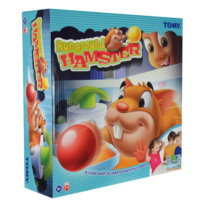 Tomy T72735 Run Hamster Game, Multi
