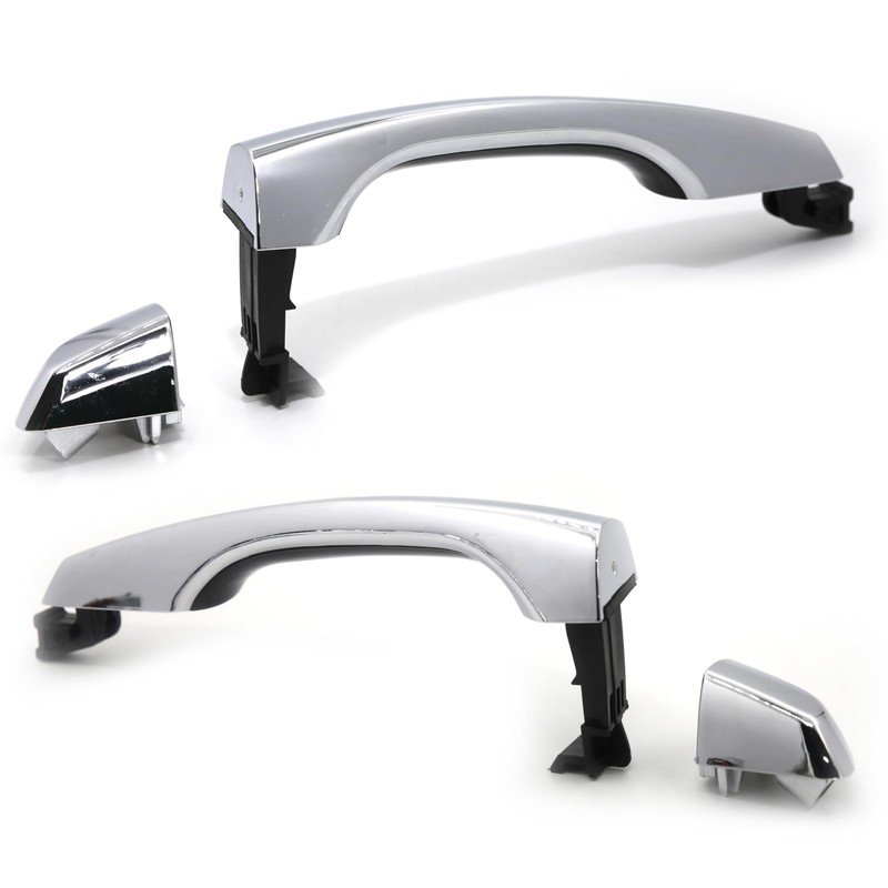 Otois 8Pcs Front Rear Left Right Exterior Chrome Door Handle