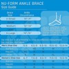 Ovation Medical Nu-Form Ankle Brace - Premium, Low Profile Ankle