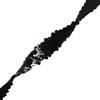 Gnognauq Black Elastic Sequin, Flat Glitter Stretch Bling Paillette Fabric