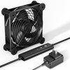 upHere Big Airflow 4 x 120mm x 25mm Computer Fan