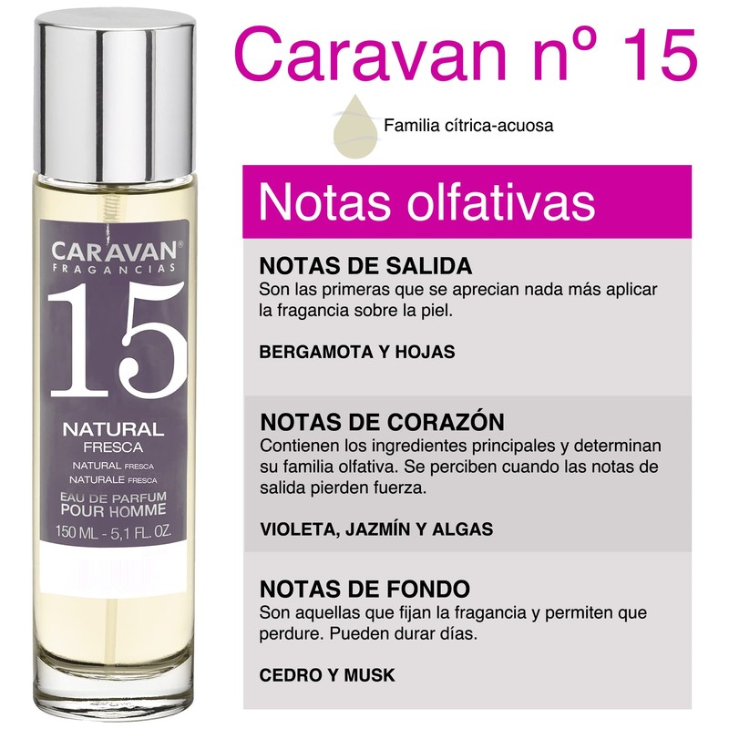 Caravan Herrenparfüm Nr. 15, 150 ml, 2 Stück