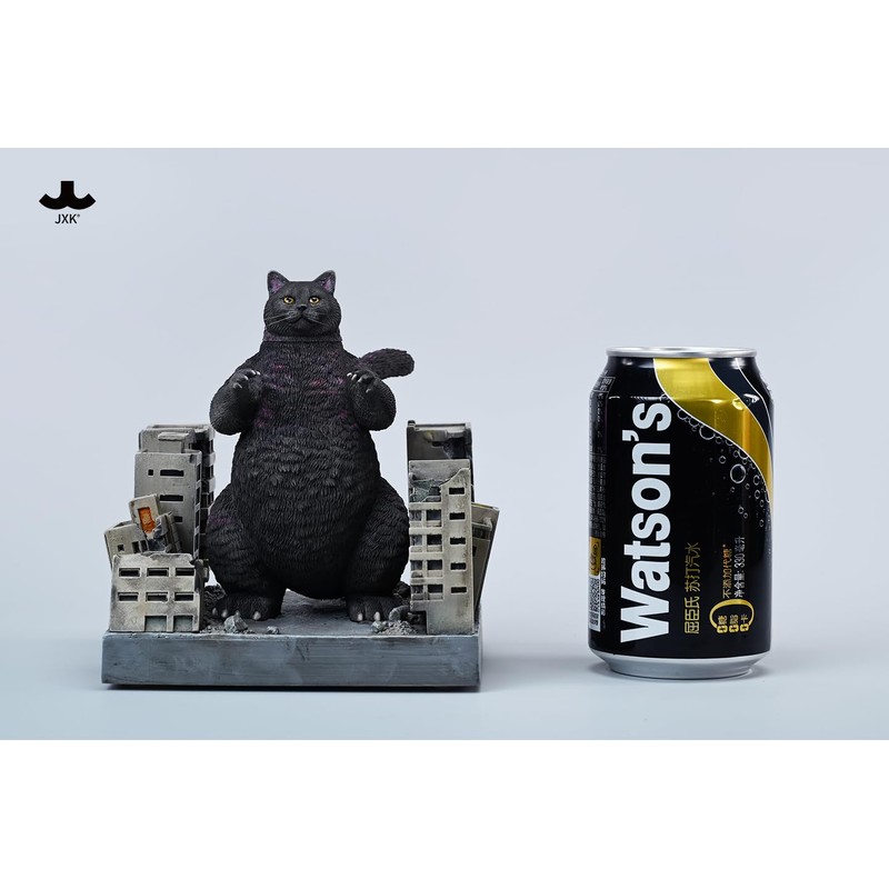 MMOS X JXK Catzilla Statue for Home Decor, Meowzilla Statue