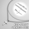 UEIOAVL kreuz kette kreuzkette kreuz kette herren kette silber herren