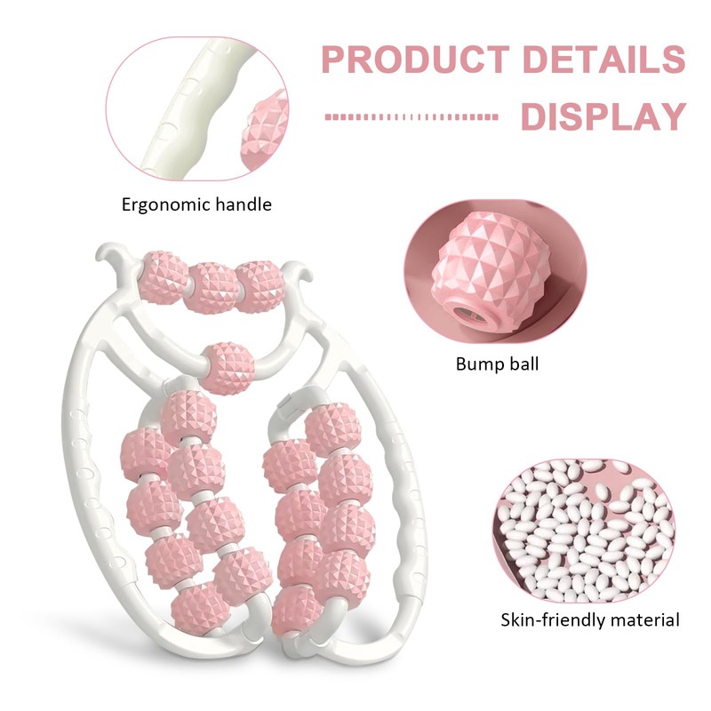 YushengTai Cellulite Massager, 20 Wheels Cellulite Roller, Massage Roller Legs,