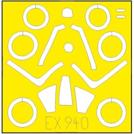 Eduard Sprue Brothers 1:48 Mask - F-86D Sabre Dog (REV kit), EDUEX940