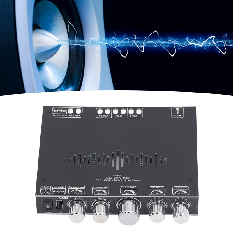BT 5.1 Amplifier Board Stereo 2.1 Channel 350W 220W X