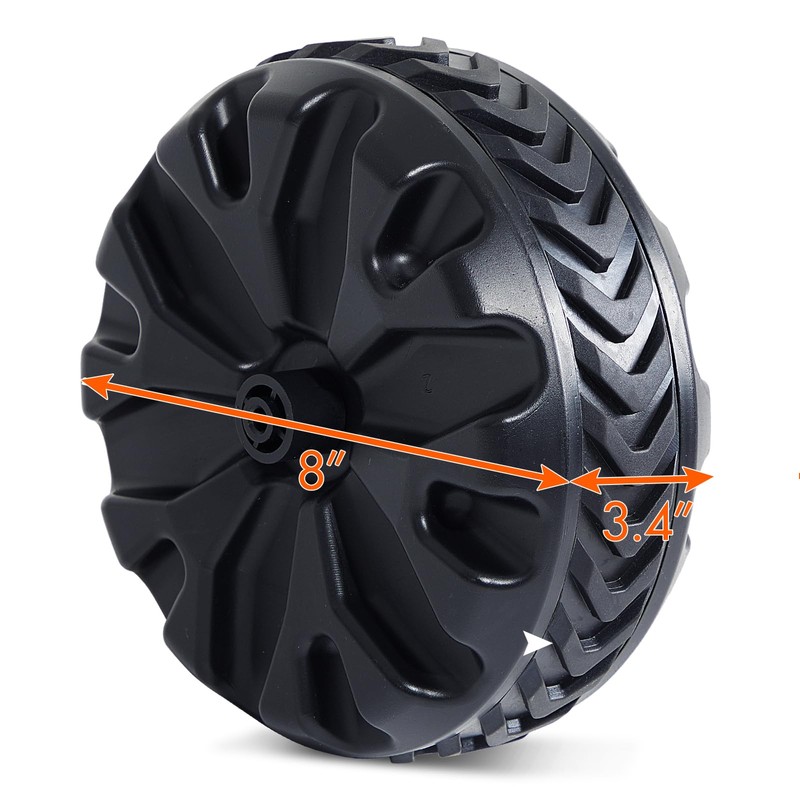 PORTAL Wagon Wheels Replacement 8" Diameter X 3.4" Wide for