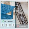 nalone Corner Shower Stool, HDPE Shower Bench for Inside Shower,