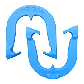 Stinger Professional Pitching Horseshoes- USA Made (Blue- Single Pair (2 Shoes))
