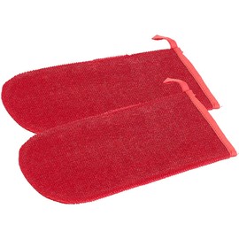 infactory Lint Glove: Set of 2 Double Sided Anti-Lint Gloves for Clothes, Sofa & Car (Pet Hair Remover Glove, Textile Brushes, Lint Roller)