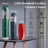 Mini Car Vacuum, 15000PA Strong Suction Cordless with LED Light,