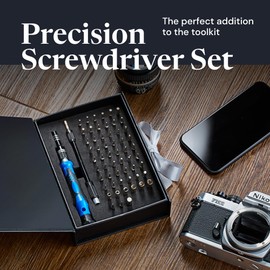 60 in 1 Precision Screwdriver Set - Unleash Your DIY Potential - Great Christmas and Birthday Gift for Men, Magnetic, Ergonomic Design - Ideal Gifts for Him, Birthday Gifts for Men, Presents for Men