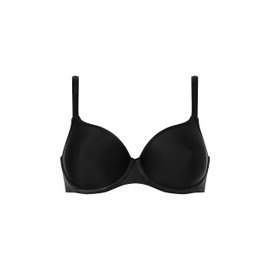 Mey Joan 74254 Women's Bra - Full Cup - Breathable Cup Bra - black Plain, size: 75G