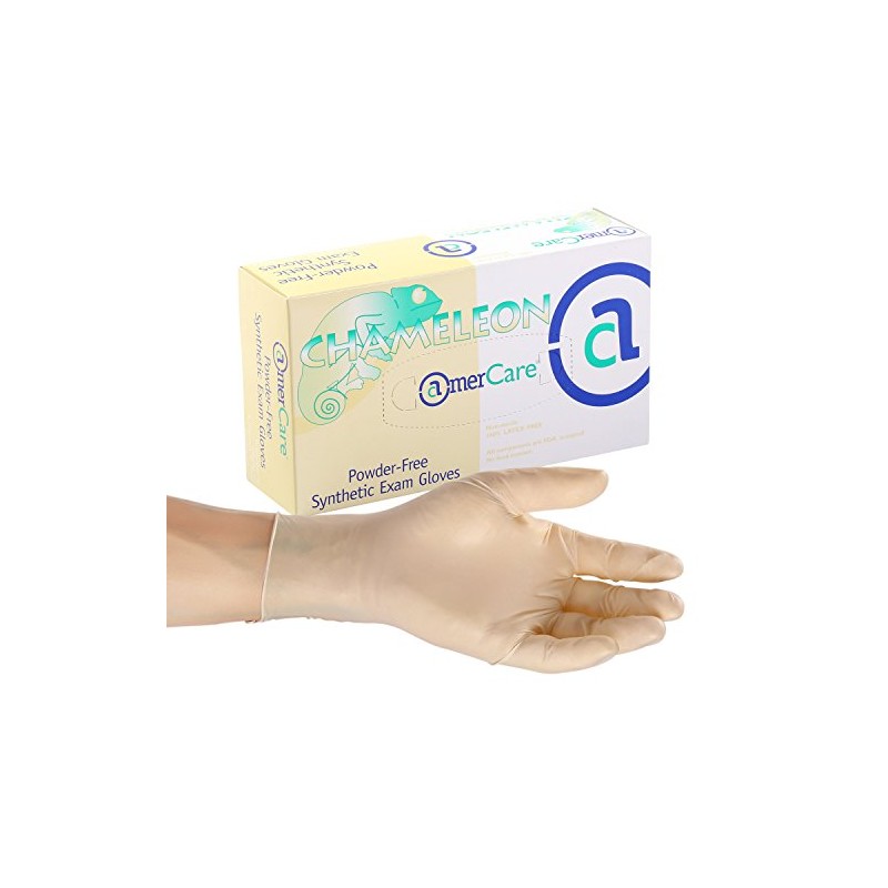 AmerCare Chameleon Powder Free, Synthetic Gloves, Small, Case of 1000