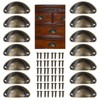 6-24X Cupboard Door Cabinet Cup Drawer Furniture Retro Antique Pull