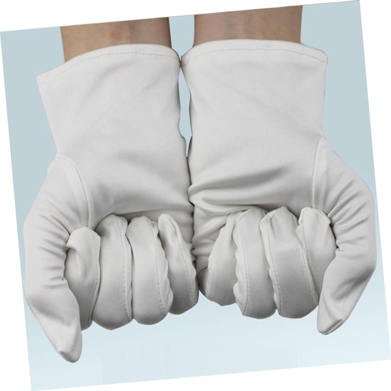 iplusmile 24pairs Polyester Dust Gloves Ultrafine Fiber Cleaning Gloves for