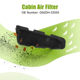 X AUTOHAUX Cabin Air Filter G92DH-33050 Replacement for Toyota Avalon 2019-2022 for Toyota Camry 2018-2023