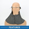 A ABSOPRO Full Face Mask Brim Design Adjustable 13.78" Windproof