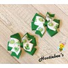Frog Toddler Hair Bow Set