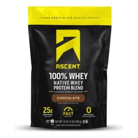 Proteína Whey 2 Lb Polvo Rápida Absorción Ascent