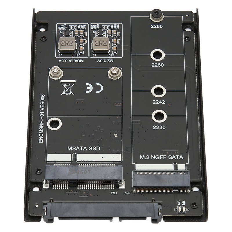 M.2 NGFF MSATA to SATA3 Adapter Card JBOD Mode 6Gbps