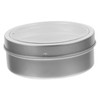 LABRIMP 2pcs Magnetic Spice Containers Lids Metal Fridge Storage Jars