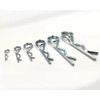 Double Ring R-Clip Pins R Shape Spring Pin Galvanised Trailer