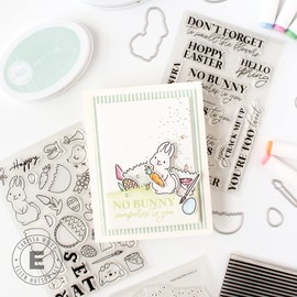 Ellen Hutson, Essentials by Ellen, Elegant Eggs Stamp Set, Card Making, Stamping, Scrapbooking, Papercrafts, DIY, Works w/Essential Eggs Hot Foil Stamps and Die Sets (Sold Separately)