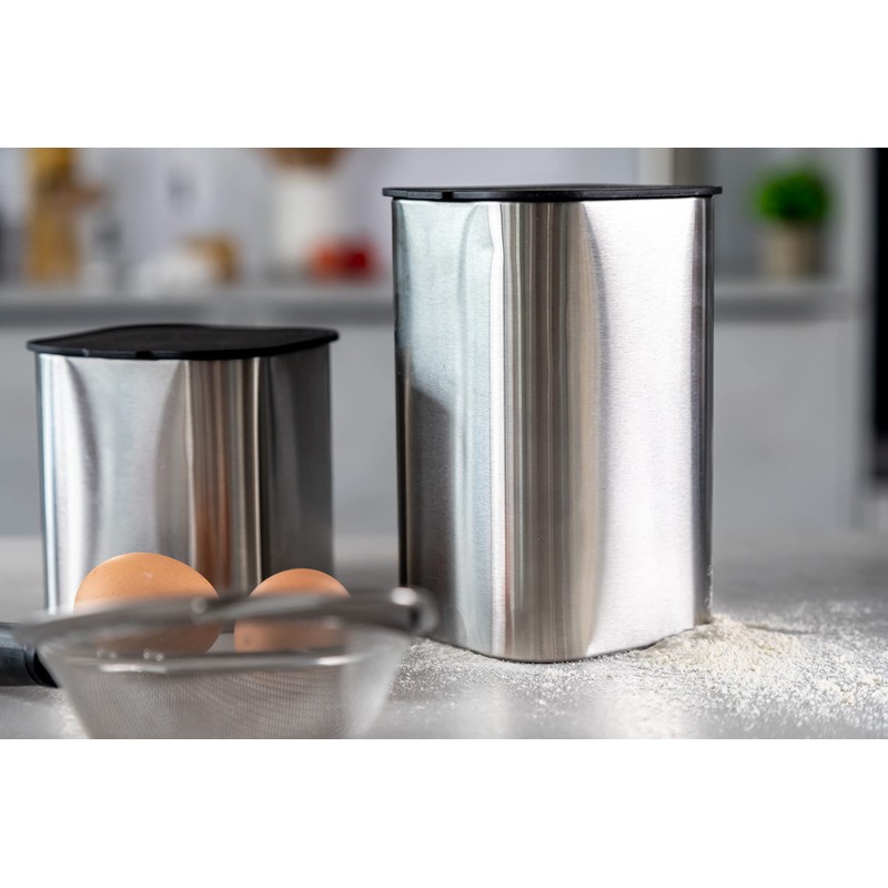 MasterClass 17cm Stainless Steel Antimicrobial Storage Container with Protective Case