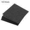 MECCANIXITY 100 Sheet Origami Paper Double Sided Black 5x5 Inch