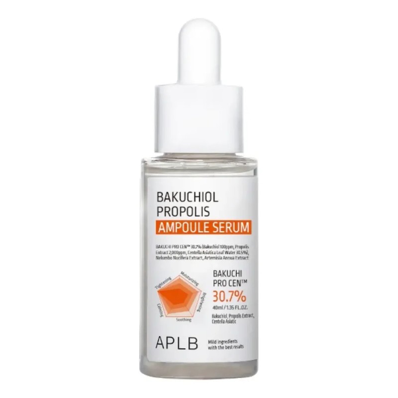 Sérum coreano bakuchiol + propóleo, firmeza y reparación anti-edad
