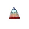 Jet International Chakra Bonded Engraved Pyramid Free Brochure Crystal Therapy
