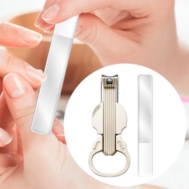 Nail Clippers,Nail Clippers for Women with Magnifier - 2-in-1 Violin Shape Fingernail Scissors Bottle Opener for Kids Daily Grooming Manicure Pedicure Travel Social Home