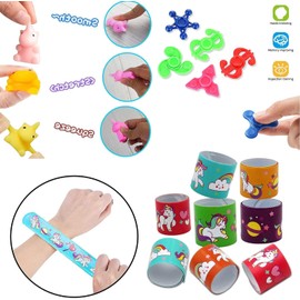 54 Pcs Party Favors for Kids 6-8 8-12, Birthday Gifts, Treasure Chest Toys, Carnival Prizes, School Classroom Party Supplies, Pinata Filler, Stocking Stuffers, Goodie Bag Items for Kids
