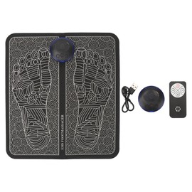 Foot Acupressure Massage Mat for Rechargeable 19 Gears 8 Modes Microcurrent Pulse Massage Pad